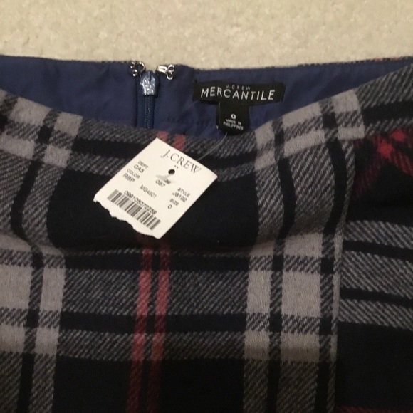 J CREW Mercantile Double Surged Wool Ruffled Skirt - Picture 5 of 8